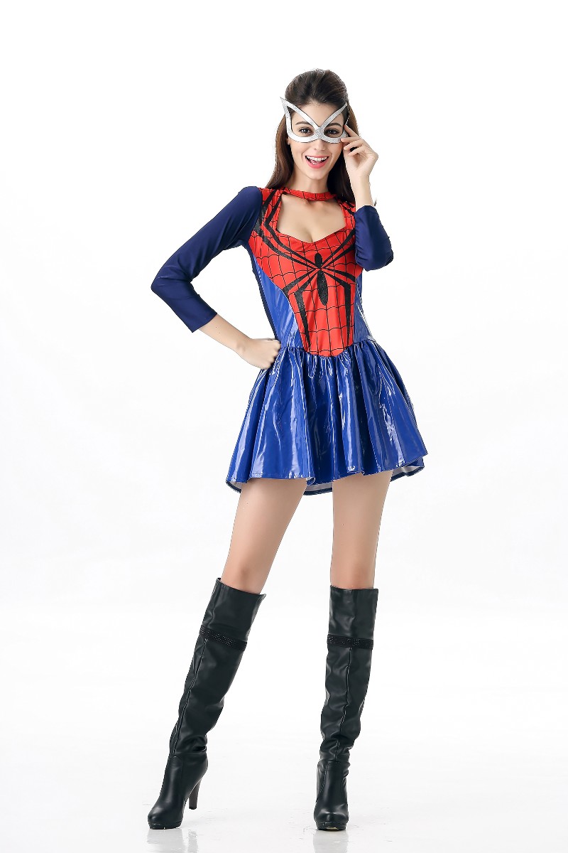 F1641 Deluxe Spider Girl Superhero Halloween Costume